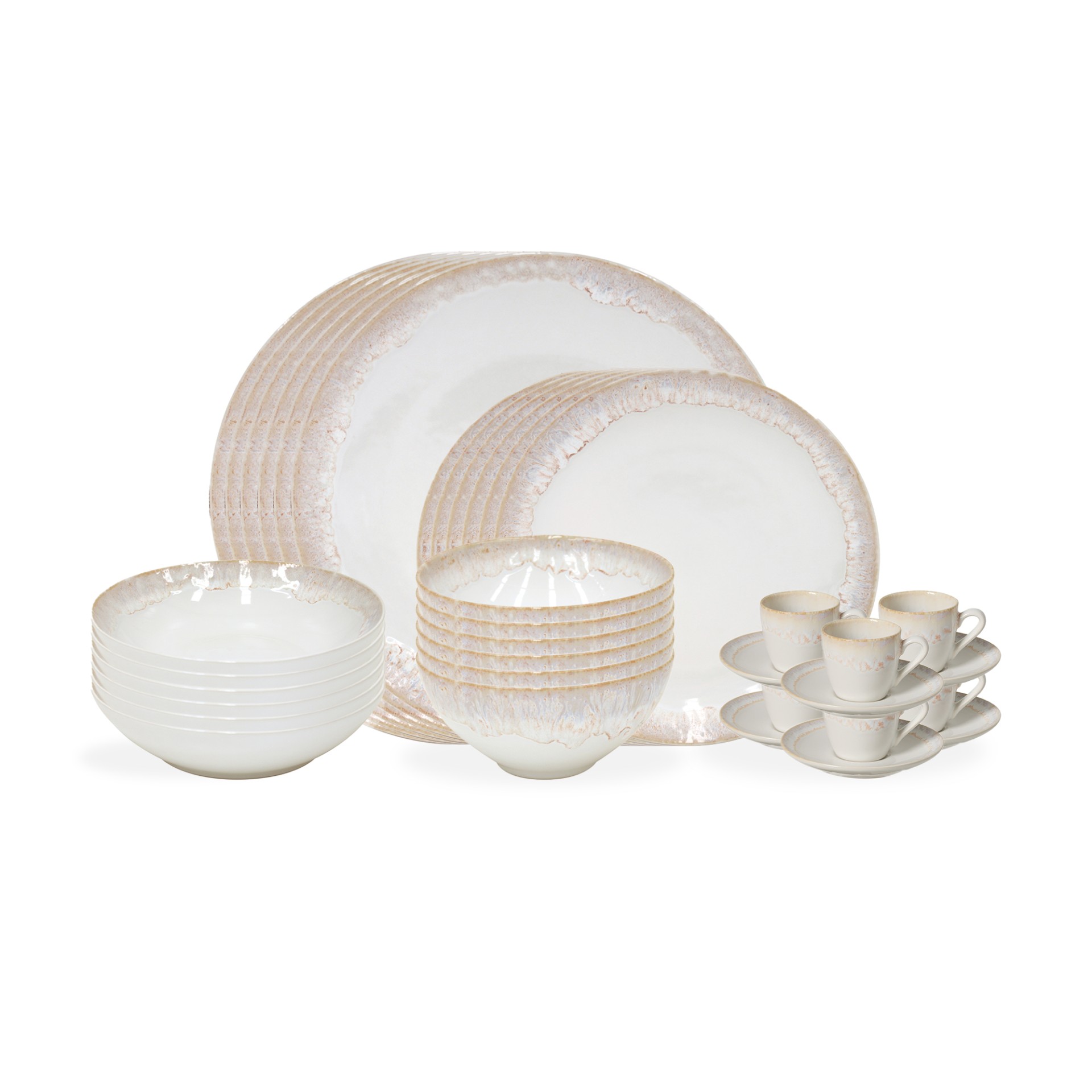 30-piece Dinnerware Set with Coffee Cup Taormina by Casafina