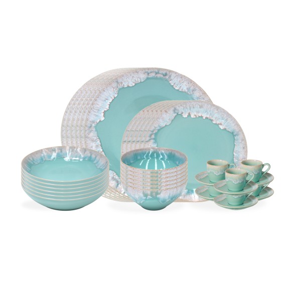 Set Table 30 Pices avec Tasse et Soucoupe  Caf Taormina by Casafina