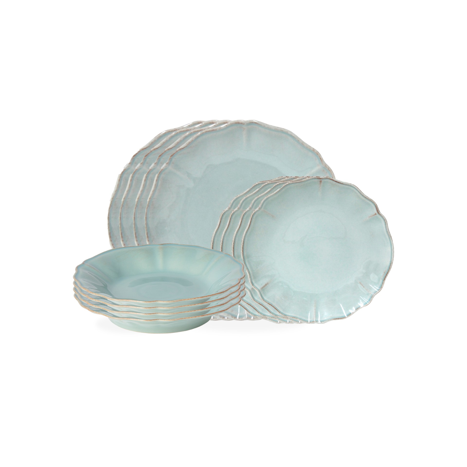 12 Piece Place Setting with Pasta Plate Alentejo