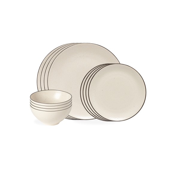 12-piece Dinnerware Set with Bowl Augusta