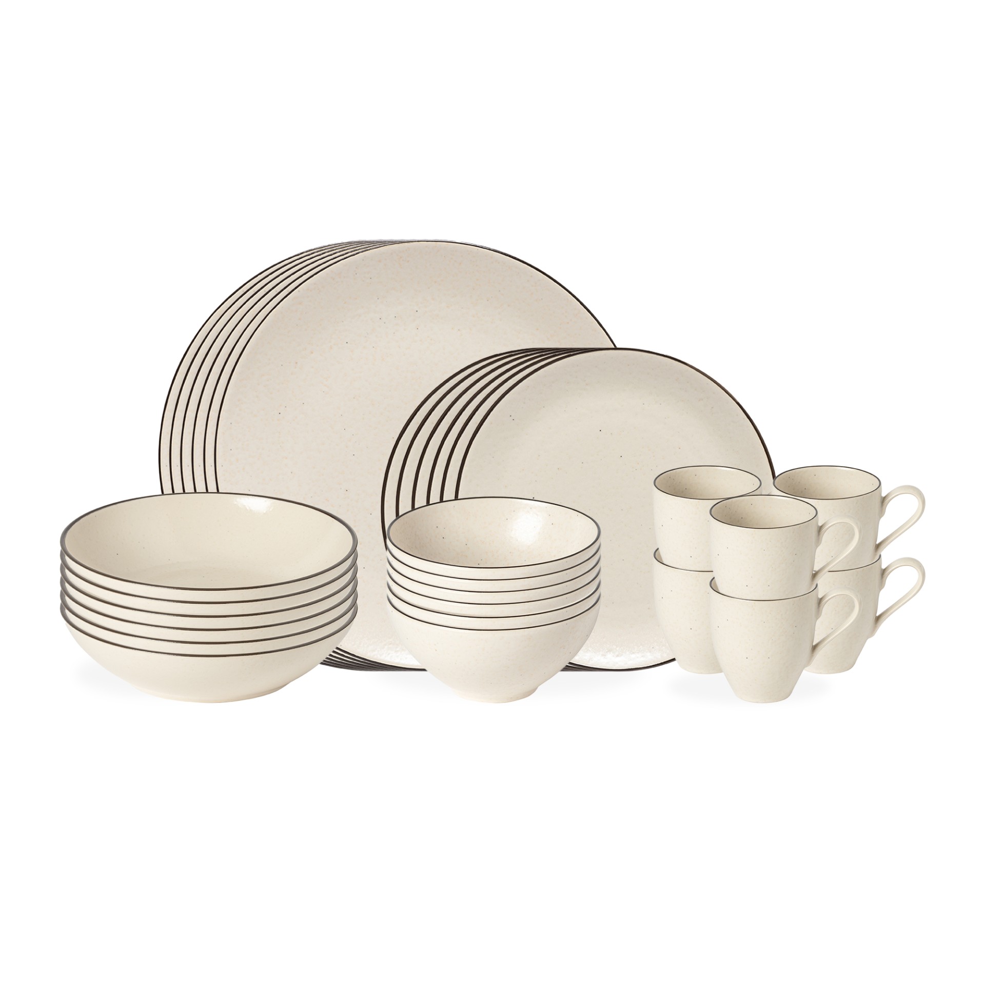 Set 30 Peas de Mesa com Caneca Augusta