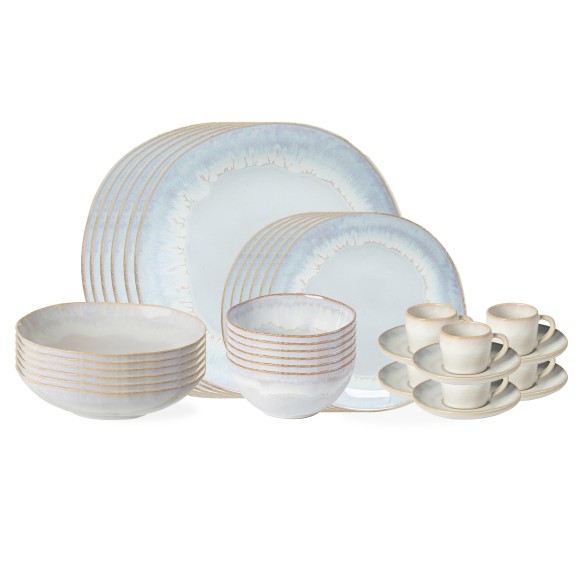 Set Table 30 Pices avec Tasse et Soucoupe  Caf Brisa