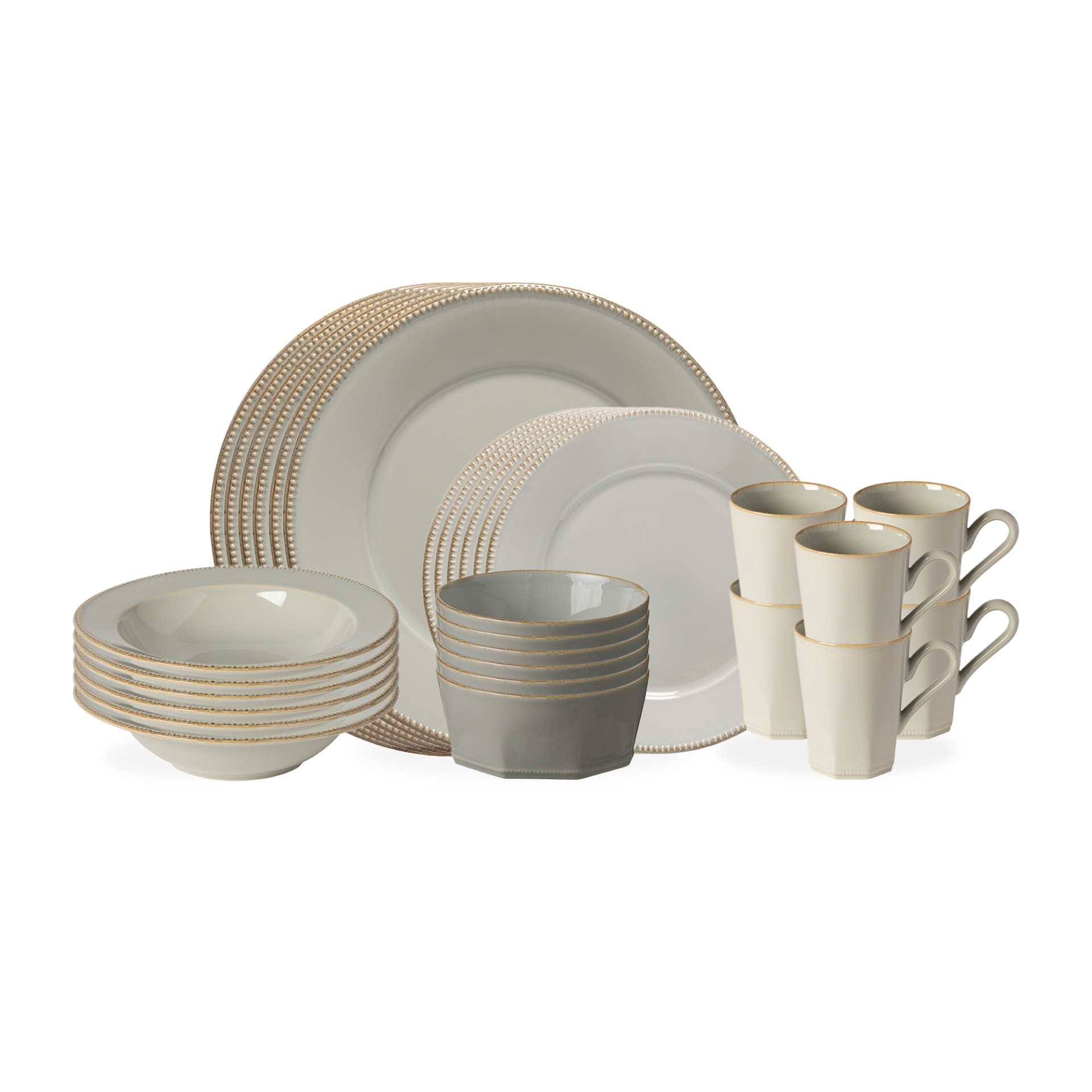 Set 30 Peas de Mesa com Caneca Luzia