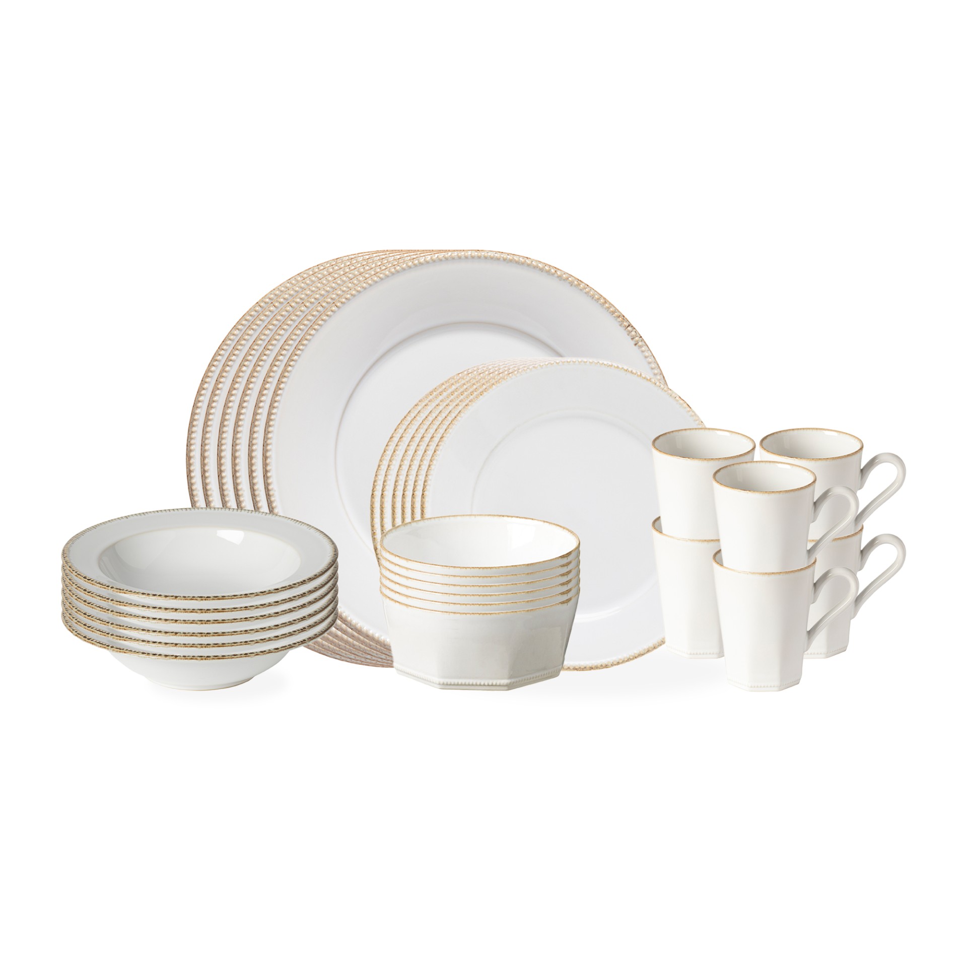 Set Table 30 Pices avec Tasse Luzia