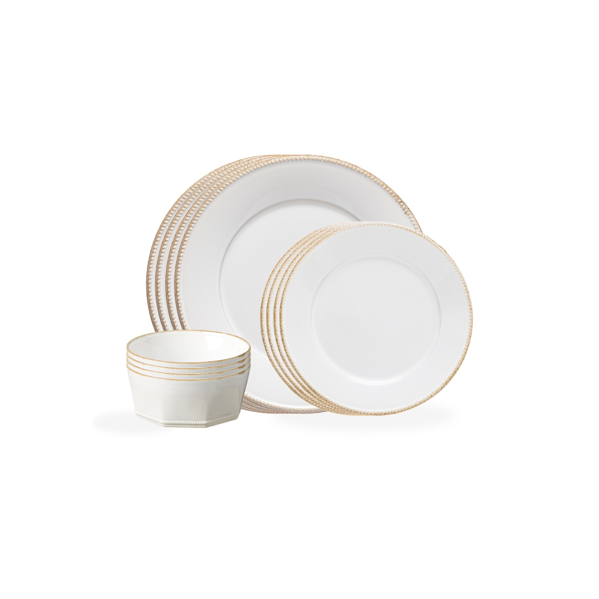 12-piece Dinnerware Set with Bowl Luzia