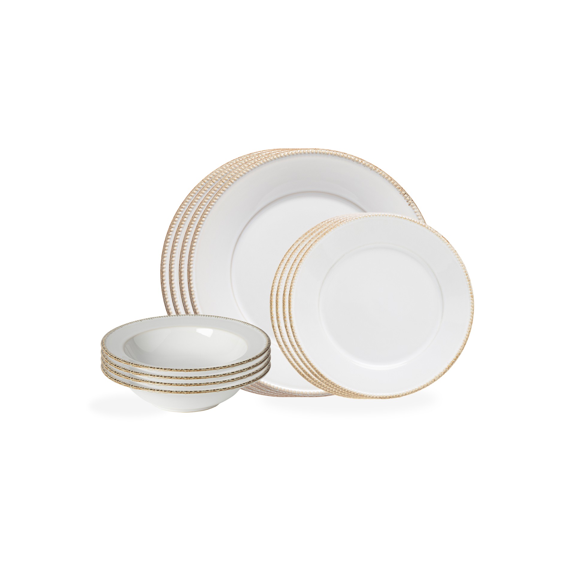 12 Piece Place Setting with Pasta Plate Luzia