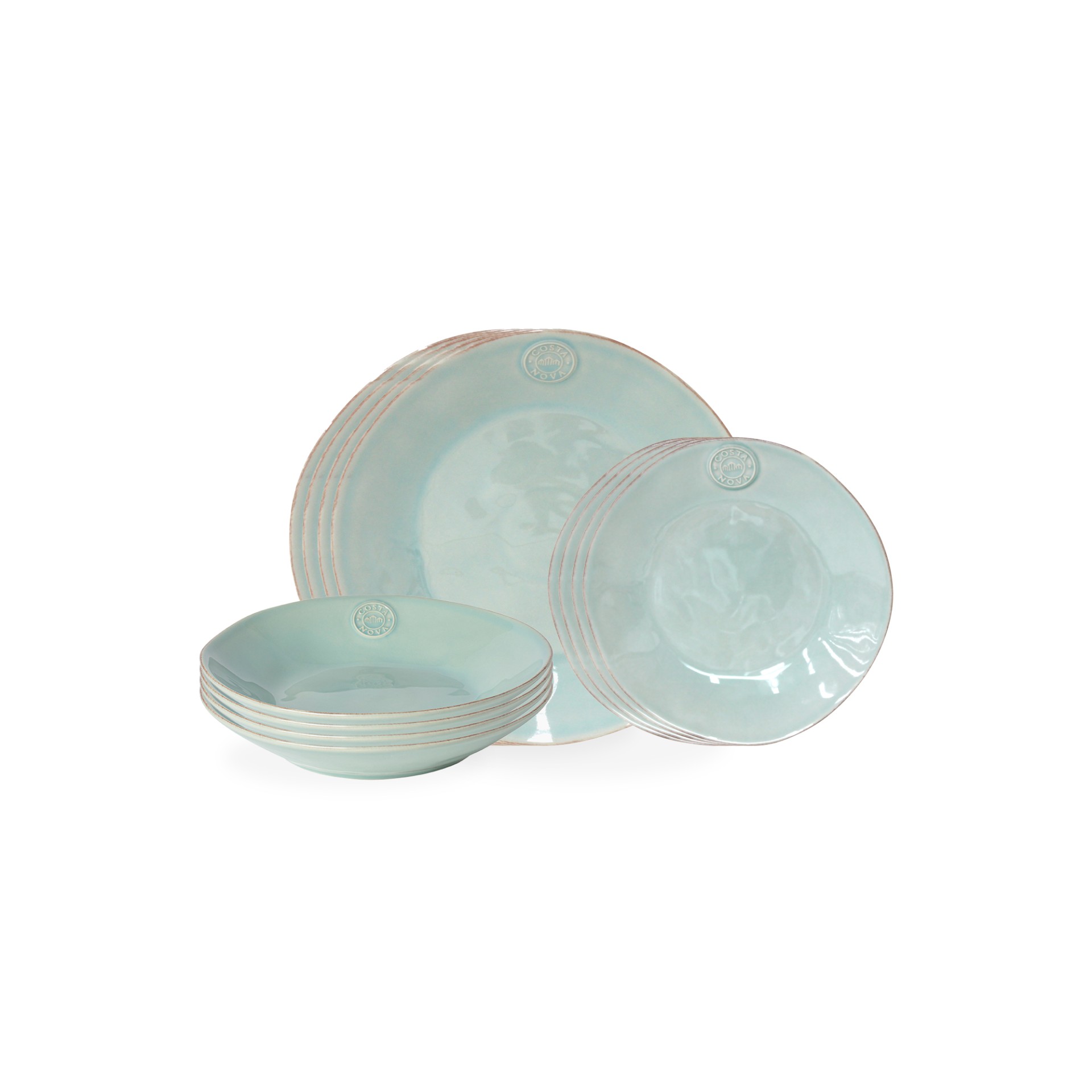 12-piece Dinnerware Set with Pasta Plate Nova