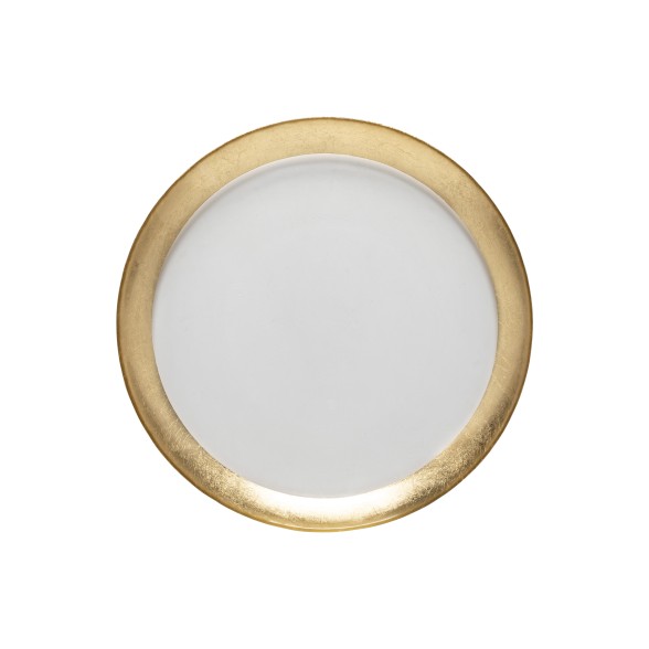 Glass Band Dinner Plate Camilla by Casafina