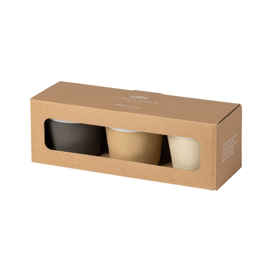 Caixa Gift 3 Copos Espresso Grespresso Nature