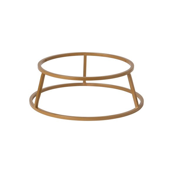 Low Metallic Round Riser Stacked Organic