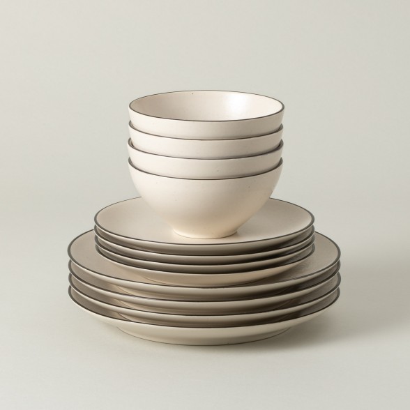 12-piece Dinnerware Set with Bowl Augusta