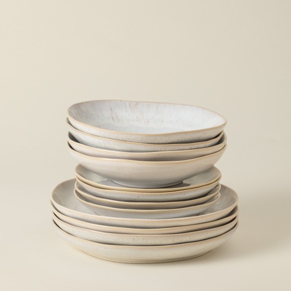12-piece Dinnerware Set with Pasta Plate Eivissa, Casafina by COSTA NOVA
