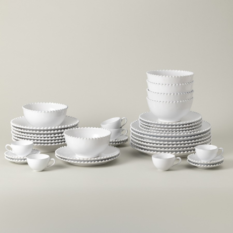 30-piece Dinnerware Set Pearl