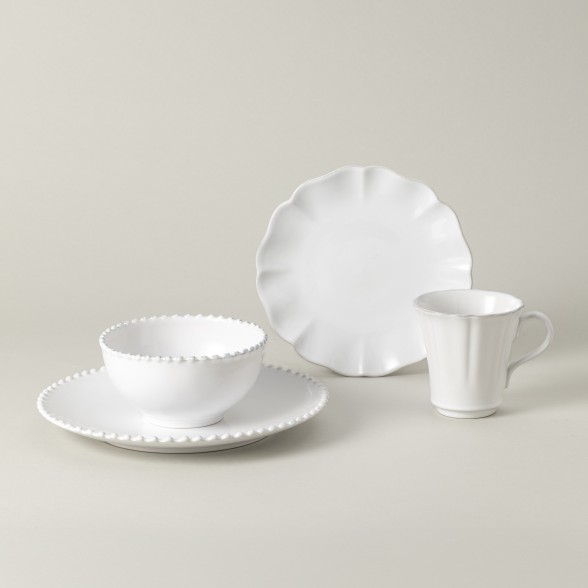 4-piece Dinnerware Set Pearl & Rosa