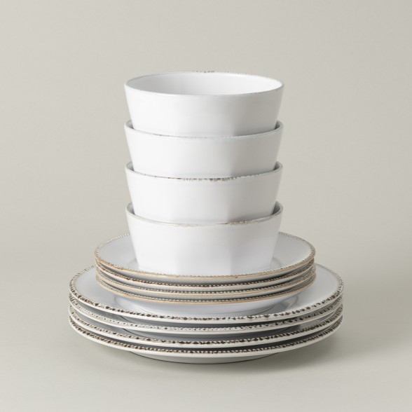 12-piece Dinnerware Set with Bowl Luzia