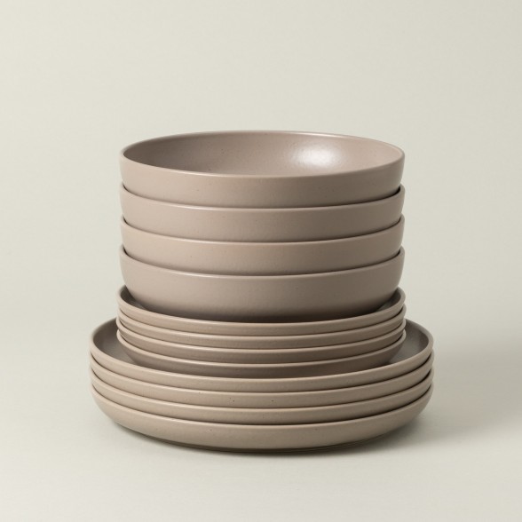 12-piece Dinnerware Set with Pasta Plate Pacifica, Casafina by COSTA NOVA