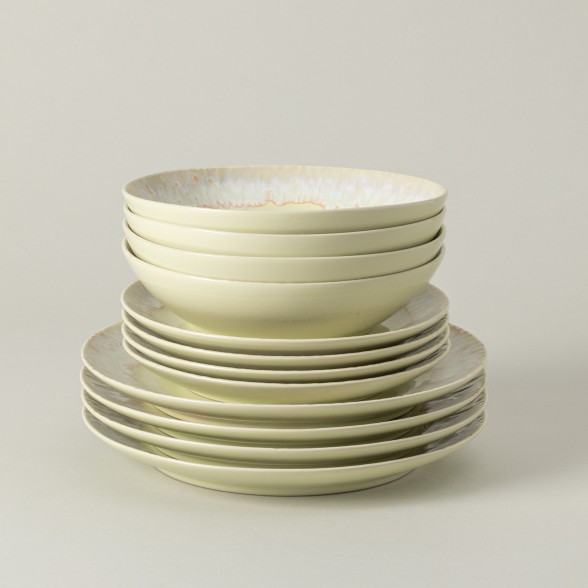 12-piece Dinnerware Set with Pasta Plate Taormina